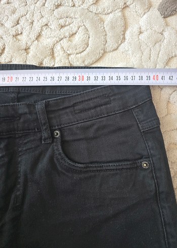 Siyah Fermuarlı Erkek Denim Pantolon - Görsel 5