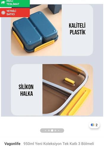 Yeşil Vagonlife Paslanmaz Çelik Yemek Kabı - Görsel 8