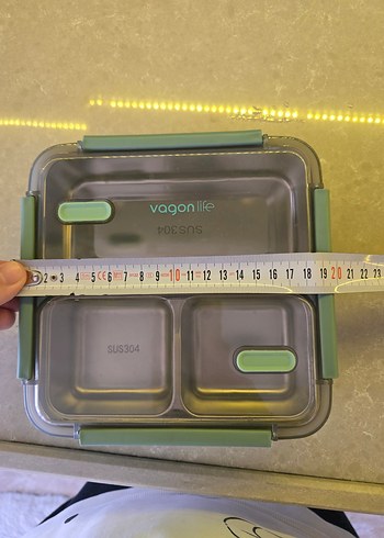 Yeşil Vagonlife Paslanmaz Çelik Yemek Kabı - Görsel 4