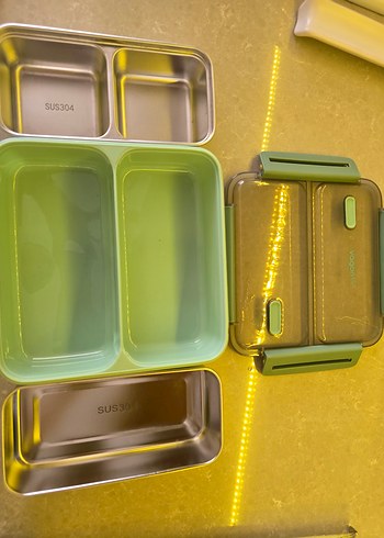 Yeşil Vagonlife Paslanmaz Çelik Yemek Kabı - Görsel 3