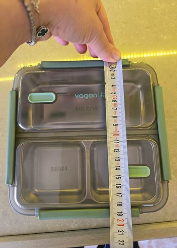 Yeşil Vagonlife Paslanmaz Çelik Yemek Kabı - Görsel 5