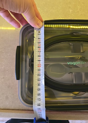 Vagonlife Kırmızı Saklama Kabı ve Çatal Kaşık Seti - Görsel 7