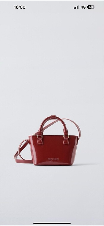 Zara minimal çapraz çanta