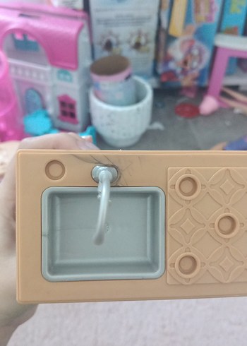 Pastel Pembe Oyuncak Mutfak Seti - Görsel 7