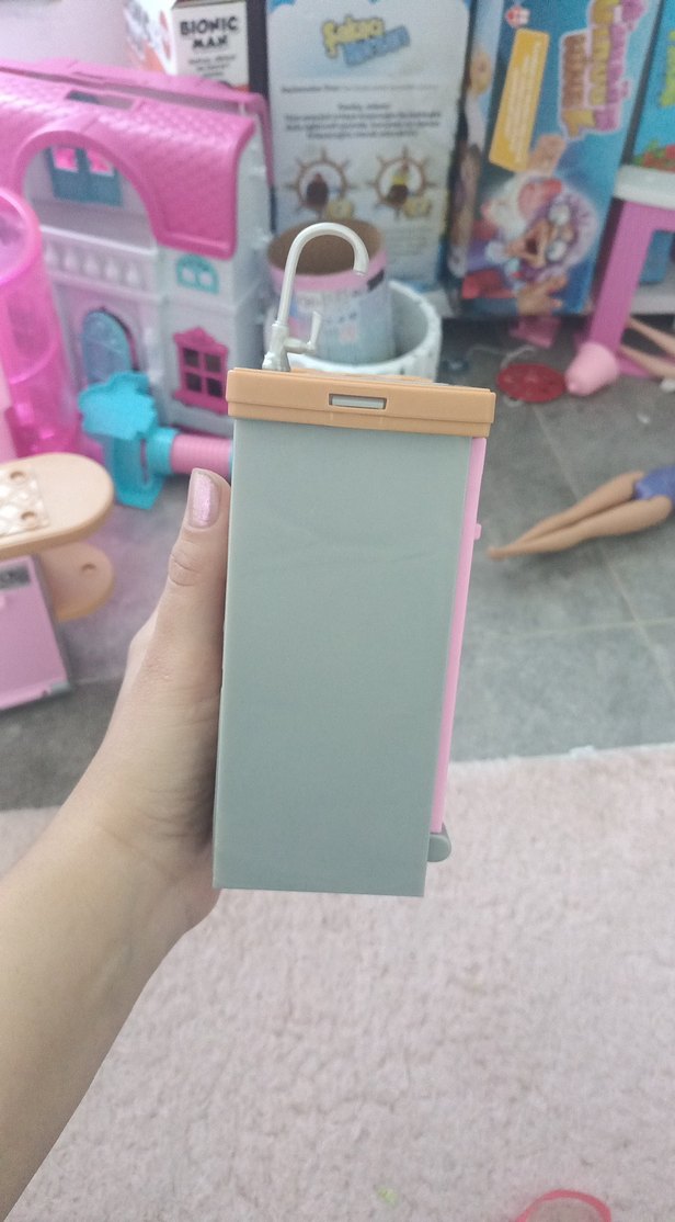 Pastel Pembe Oyuncak Mutfak Seti - Görsel 3