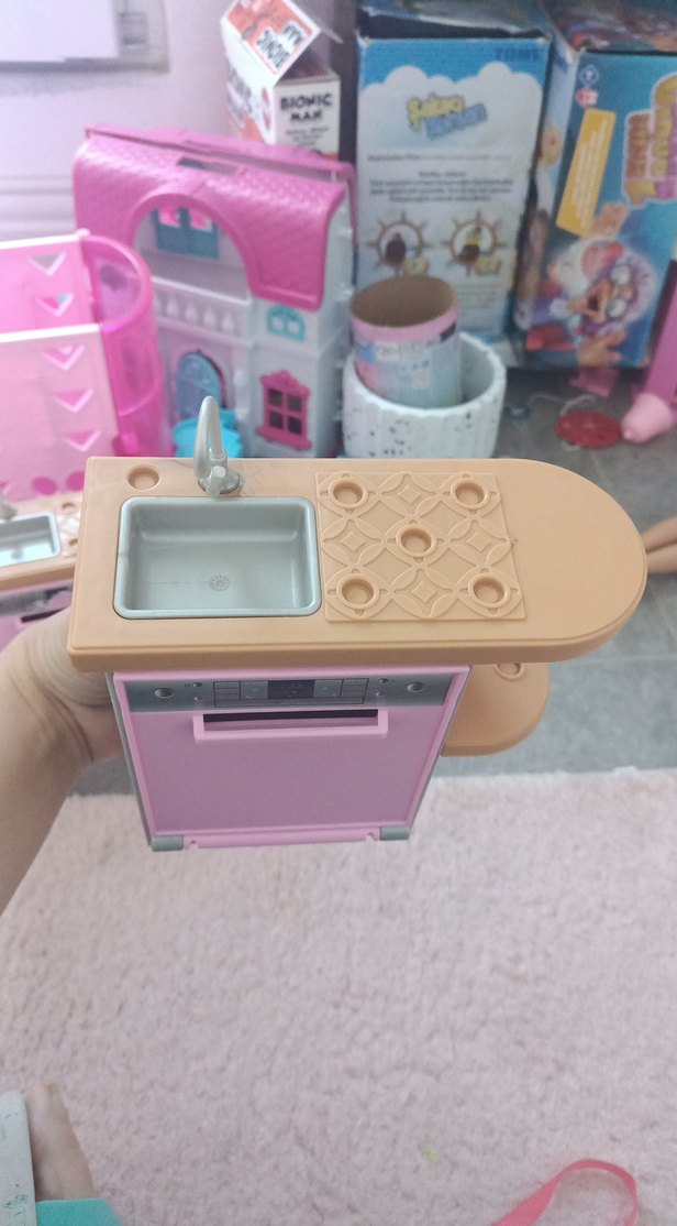 Pastel Pembe Oyuncak Mutfak Seti - Görsel 2