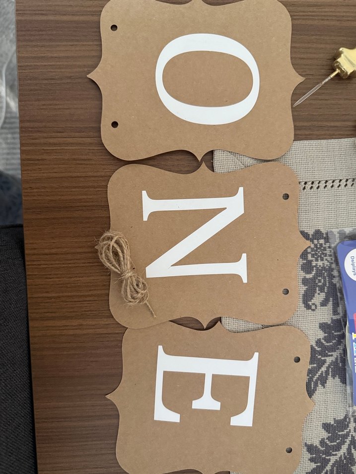 Bir Yaş Doğum Günü Parti Seti - Görsel 2