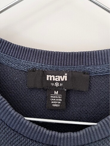 Mavi Lacivert Erkek Süveter - Görsel 3