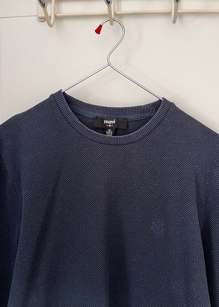 Mavi Lacivert Erkek Süveter - Görsel 2