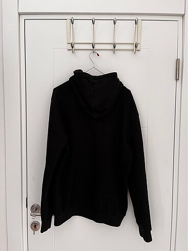 Bershka Siyah Erkek Kapüşonlu Sweatshirt - Görsel 4