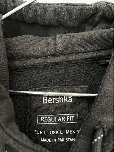Bershka Siyah Erkek Kapüşonlu Sweatshirt - Görsel 3
