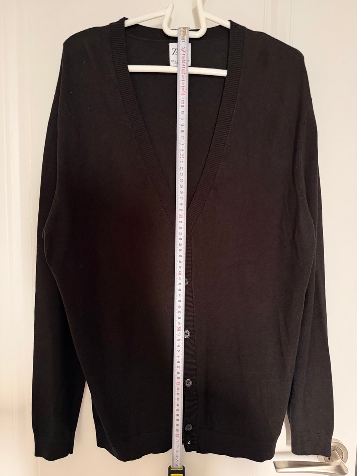 Zara Siyah Erkek Hırka - Görsel 5