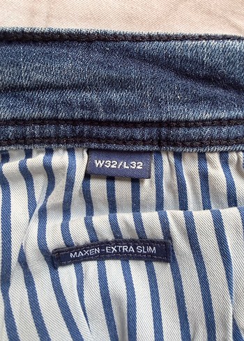 Gant Mavi Erkek Jean Kot - Görsel 5