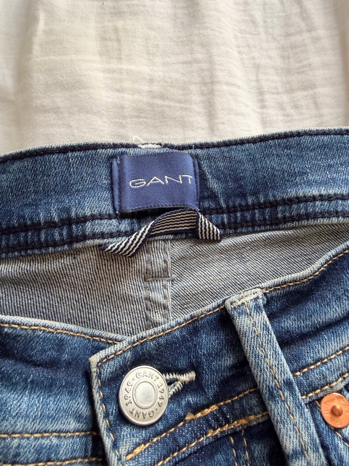 Gant Mavi Erkek Jean Kot - Görsel 2