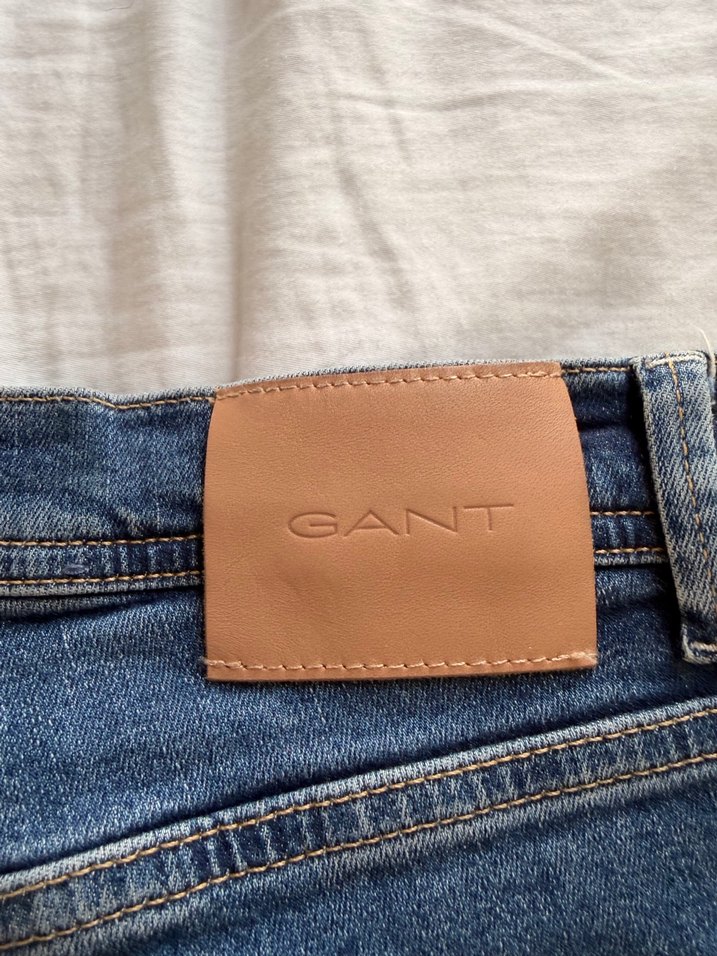 Gant Mavi Erkek Jean Kot - Görsel 4