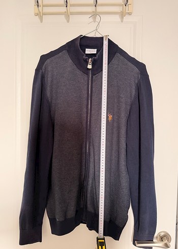 U.S. Polo Assn. Lacivert Erkek Hırka - Görsel 5