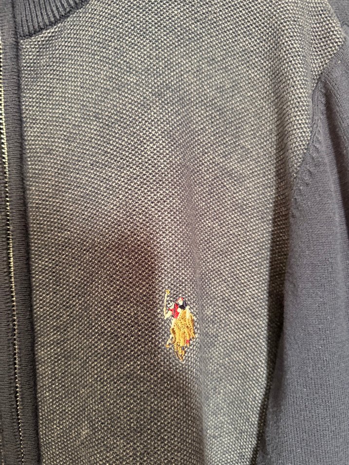 U.S. Polo Assn. Lacivert Erkek Hırka - Görsel 2