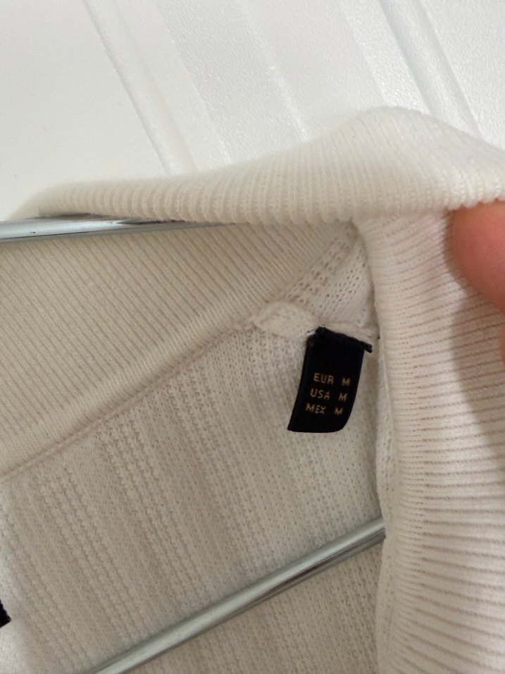 Massimo Dutti Erkek Beyaz/Krem Polo Yaka Tişört - Görsel 4