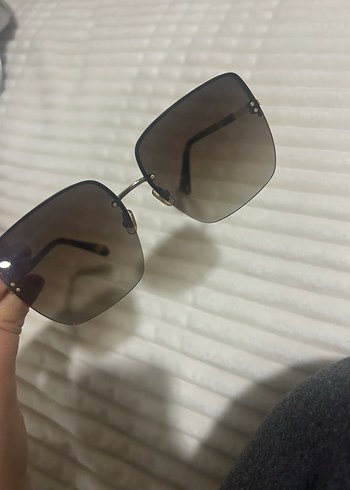 Kahverengi Transparan Klasik Kadın Güneş Gözlüğü - Görsel 2