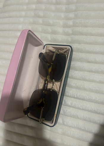 Kahverengi Transparan Klasik Kadın Güneş Gözlüğü - Görsel 4