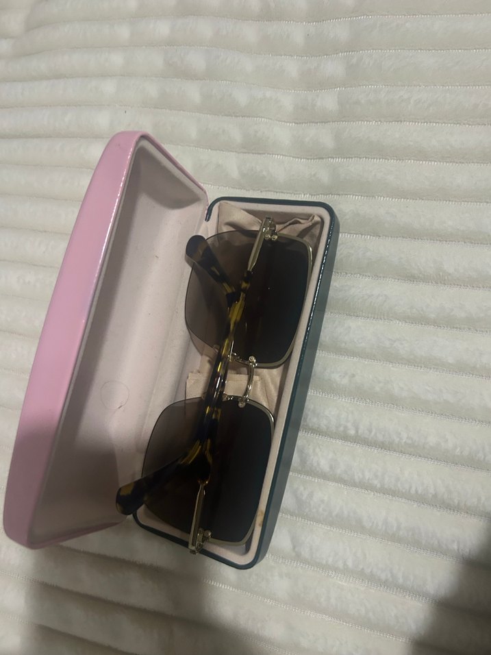 Kahverengi Transparan Klasik Kadın Güneş Gözlüğü - Görsel 4