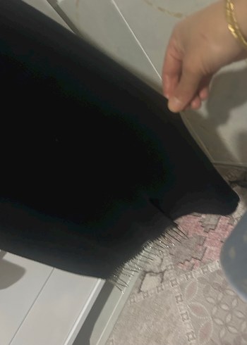 Siyah Midi Fitted Kadın Kaban - Görsel 4