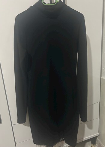 Siyah Midi Fitted Kadın Kaban - Görsel 3