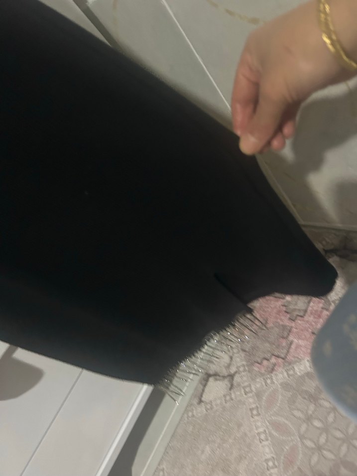 Siyah Midi Fitted Kadın Kaban - Görsel 4