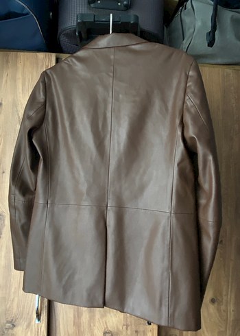 Zara L beden kahverengi unisex ceket - Görsel 2