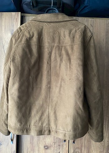 Koton Taba Süet Biker Ceket - Görsel 3