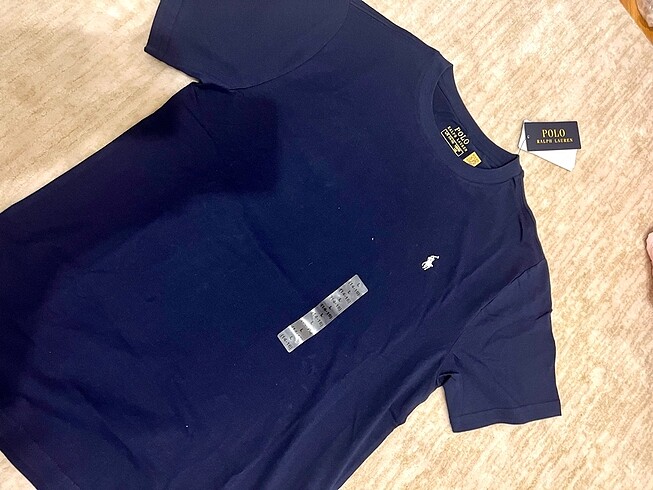 s Beden Lacivert Ralph Lauren Basic Tshirt