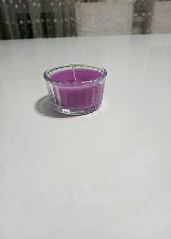 Mor Renkli Cam Mum - Görsel 2