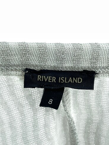 36 Beden beyaz Renk River Island Uzun Elbise %70 İndirimli.