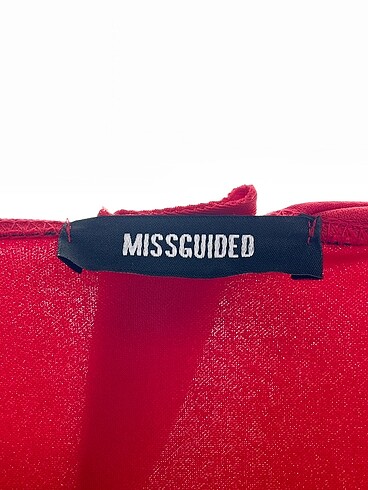 38 Beden kırmızı Renk Missguided Uzun Elbise %70 İndirimli.