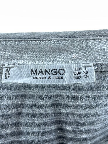 s Beden gri Renk Mango Sweatshirt %70 İndirimli.