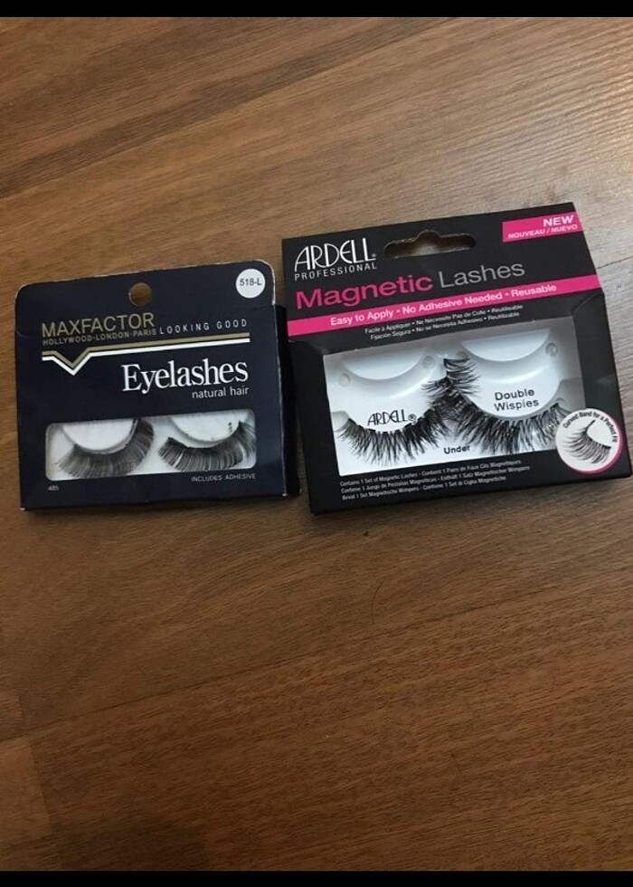 İki çift Max Factor marka takma kirpik yapıştırıcısıyla birlikte - Görsel 3