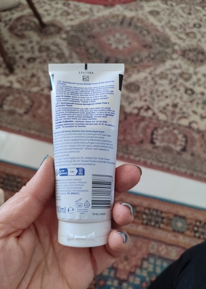 NEUTROGENA AYAK BAKIM KREMİ HIZLI EMİLEN 100 ML. - Görsel 3