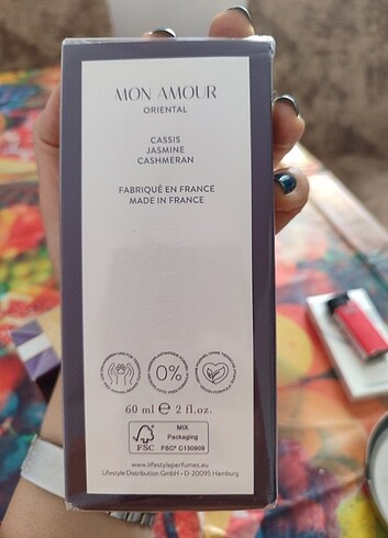 Beden MON AMOUR KADİN PARFÜM 60 ML AMBALAJLI ORJİNAL ÜRÜN