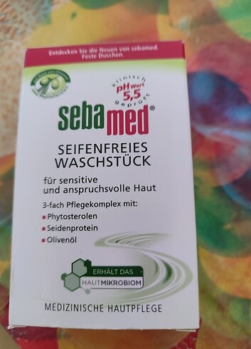 SEBAMED SABUN ALMANYA'DAN GETİRDİM HİÇ KULLANMADIM FOTOĞRAFTA BE