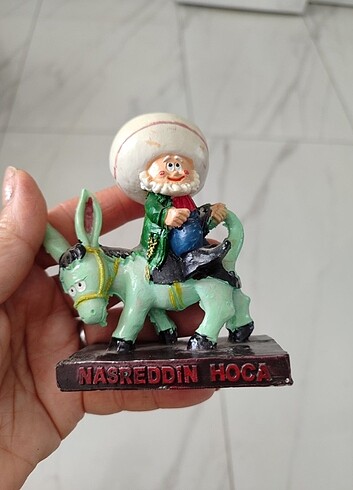 NASREDDİN HOCA BİBLOSU YÜKSEKLİK 10,5CM BOY 8 CM EN 5 CM AYNI ZA