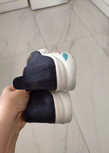 Diğer Mavi Dolgu Topuklu Kadın Babet