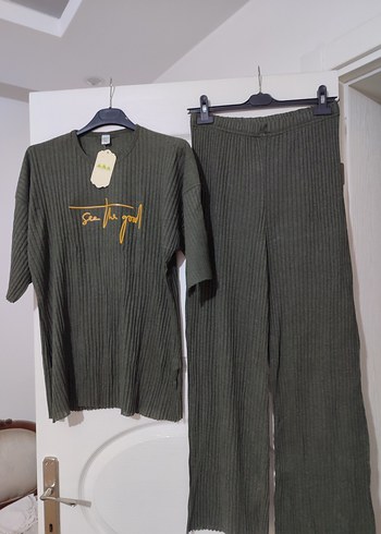 Erkek Pilili Kısa Kollu Gri Pijama Takımı - Görsel 2