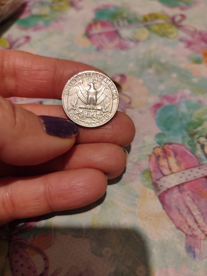 Gri Parlak Düğmeli Vintage Kadın Charm - Görsel 5