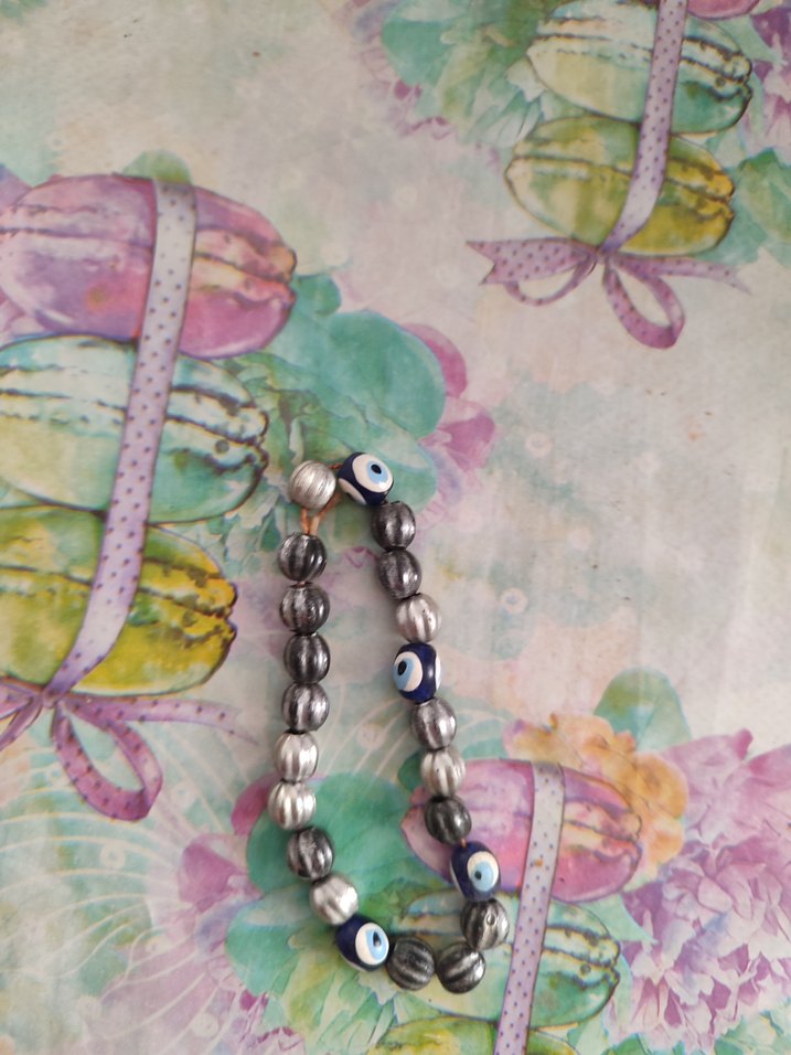 NAZAR BONCUKLU BİLEKLİK TEK TARAFLI 9 CM  - Görsel 2