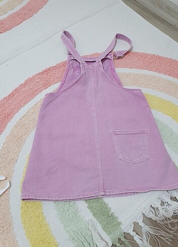 5 Yaş Beden pembe Renk Zara 4/5 yas kız çocuk solopet elbise