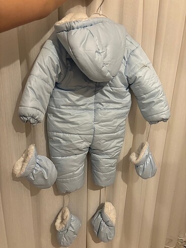 9 Ay Beden mavi Renk Astronot tulum