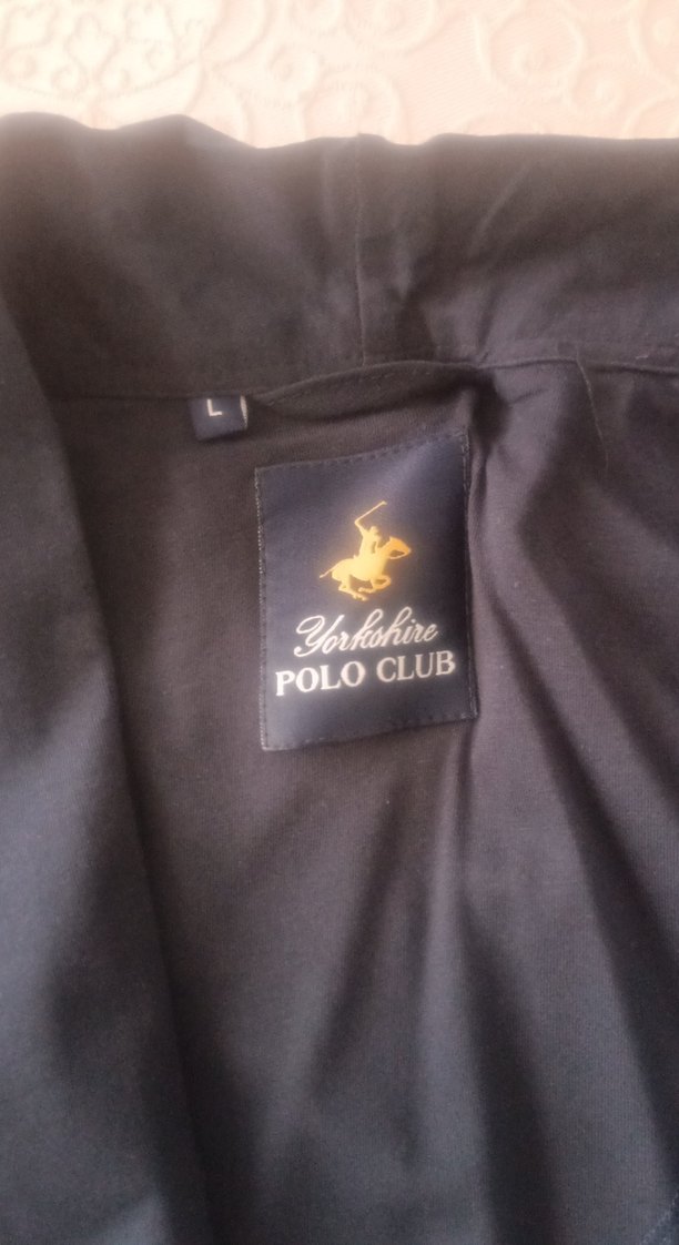 Erkek Gri Bağcikli Uzun Kollu sabahlık - Görsel 3