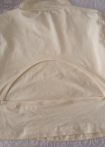 Beyaz Uzun Kollu Hamile Tişörtü - Görsel 3