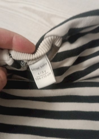 Kızlar için Uzun Kollu Çizgili Tişört - Görsel 2