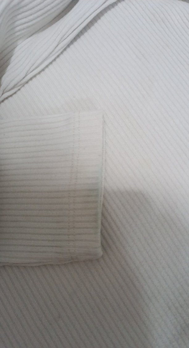 Kız Çocuk Beyaz Uzun Kollu Baskılı Tişört - Görsel 3